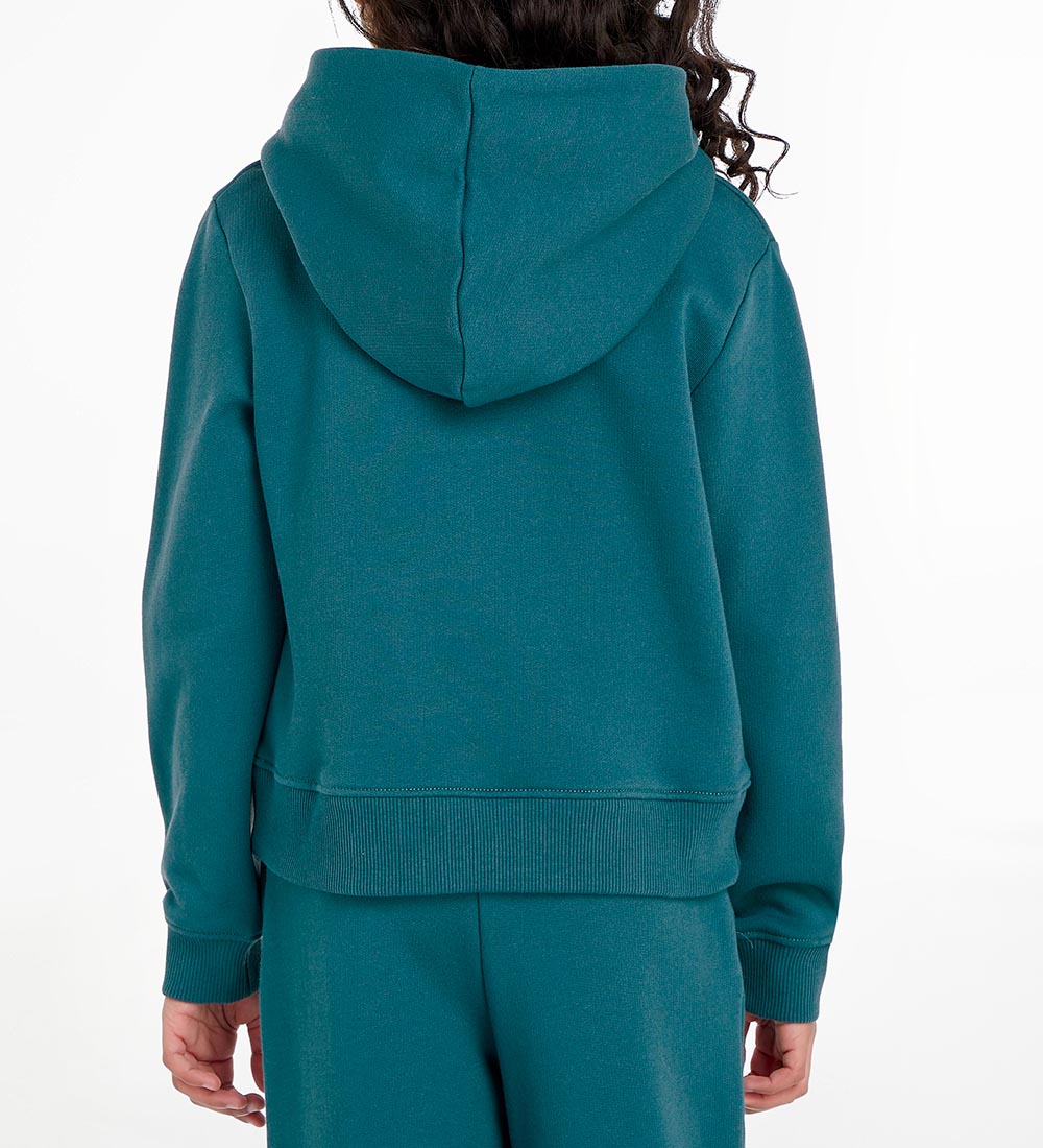 Calvin Klein Hættetrøje - Logo Boxy - Atlantic Deep