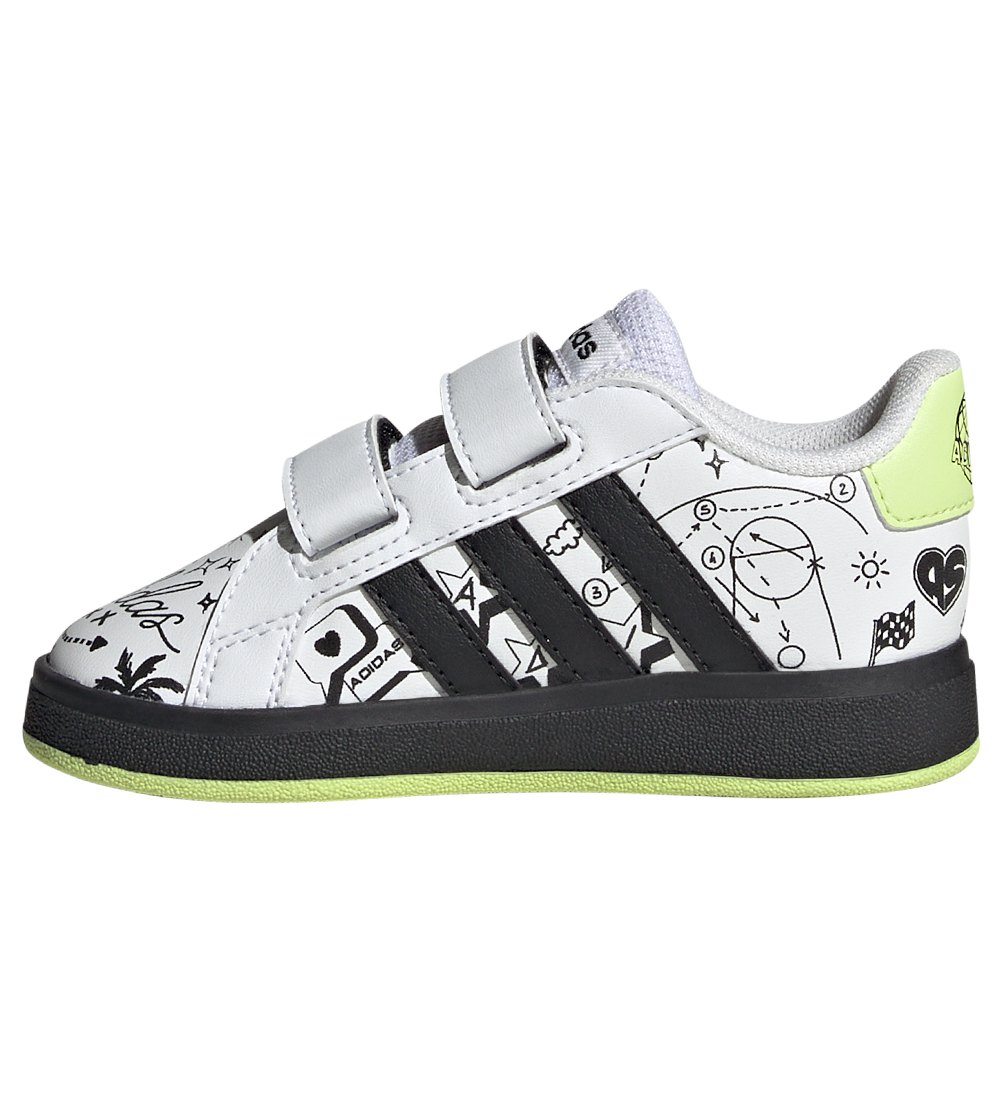 adidas Performance Sko - Grand Court 2.0 CF I - Hvid/Sort/Lime