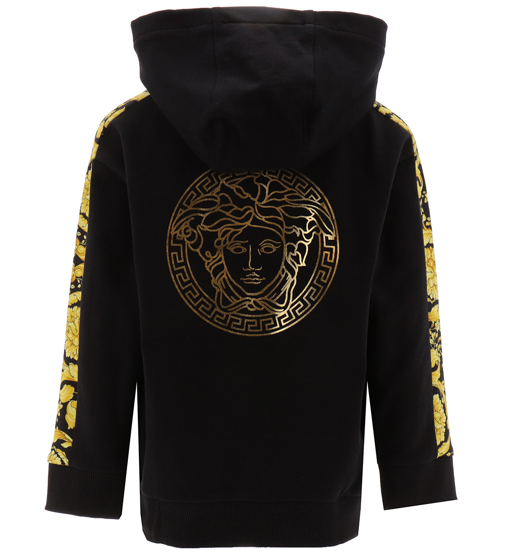 Versace Hættetrøje - Barocco - Sort m. Guld