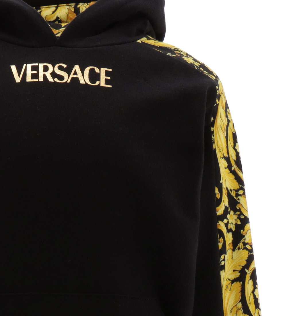 Versace Hættetrøje - Barocco - Sort m. Guld