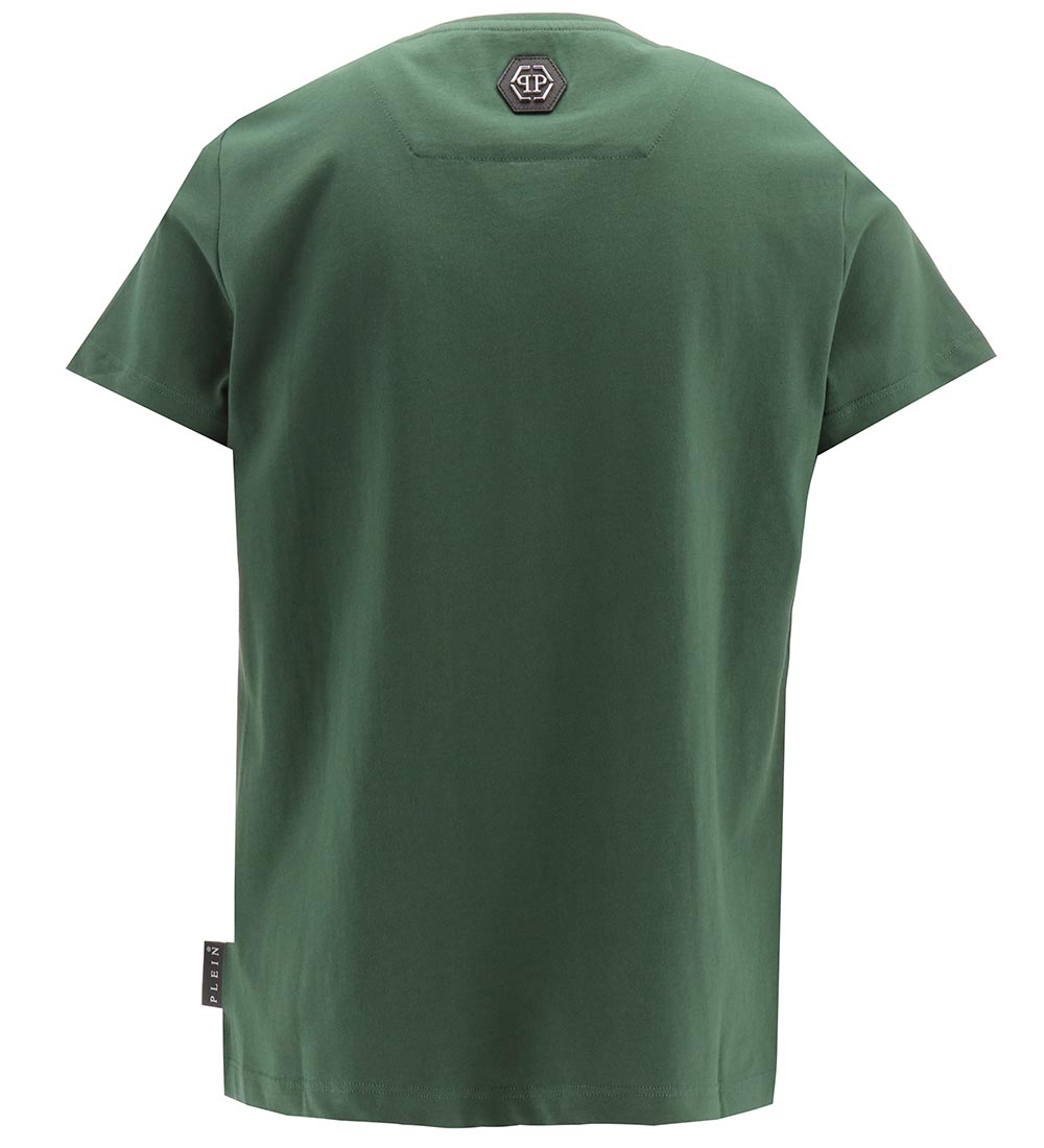 Philipp Plein T-shirt - Grøn m. Print/Similisten