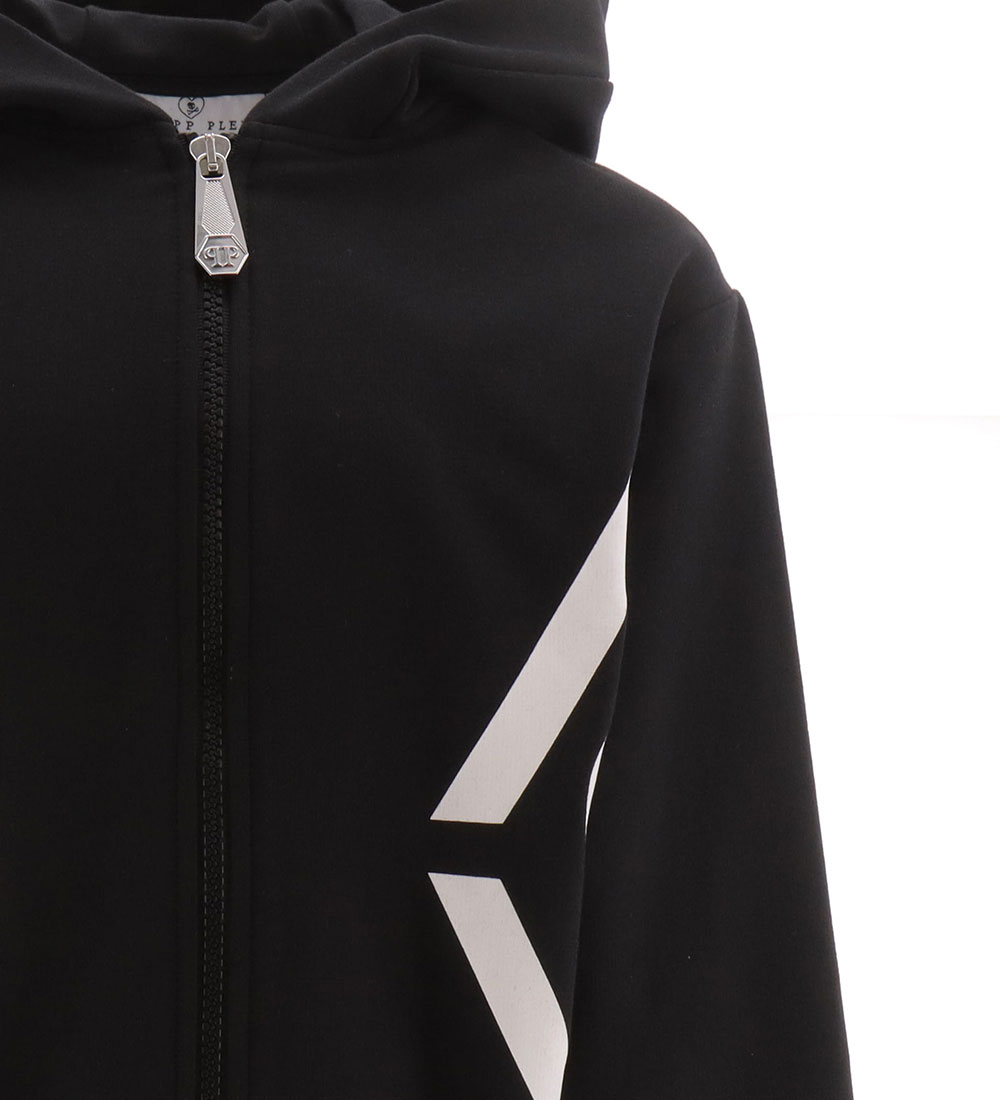 Philipp Plein Cardigan - Sort m. Hvid