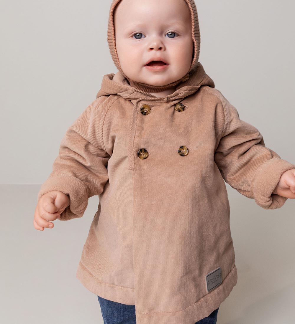 MarMar Fløjlsjakke m. Fleece - Jokan - Dusty Powder