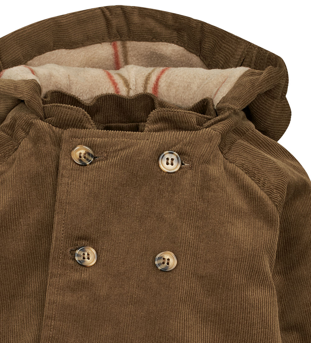 MarMar Fløjlsjakke m. Fleece - Jokan - Wood