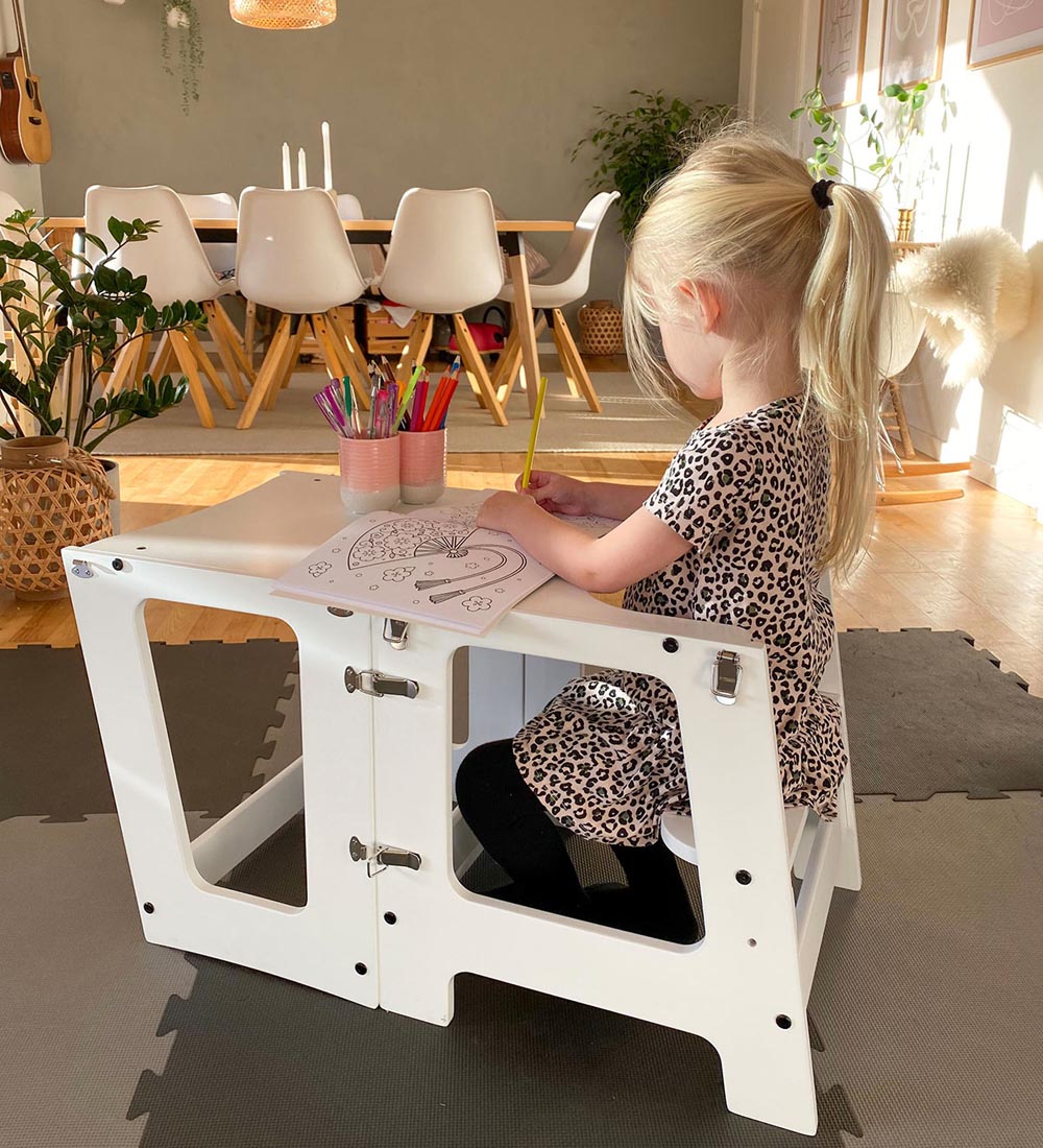 Hemmingsen Kids Læringstårn - Maya - Hvid