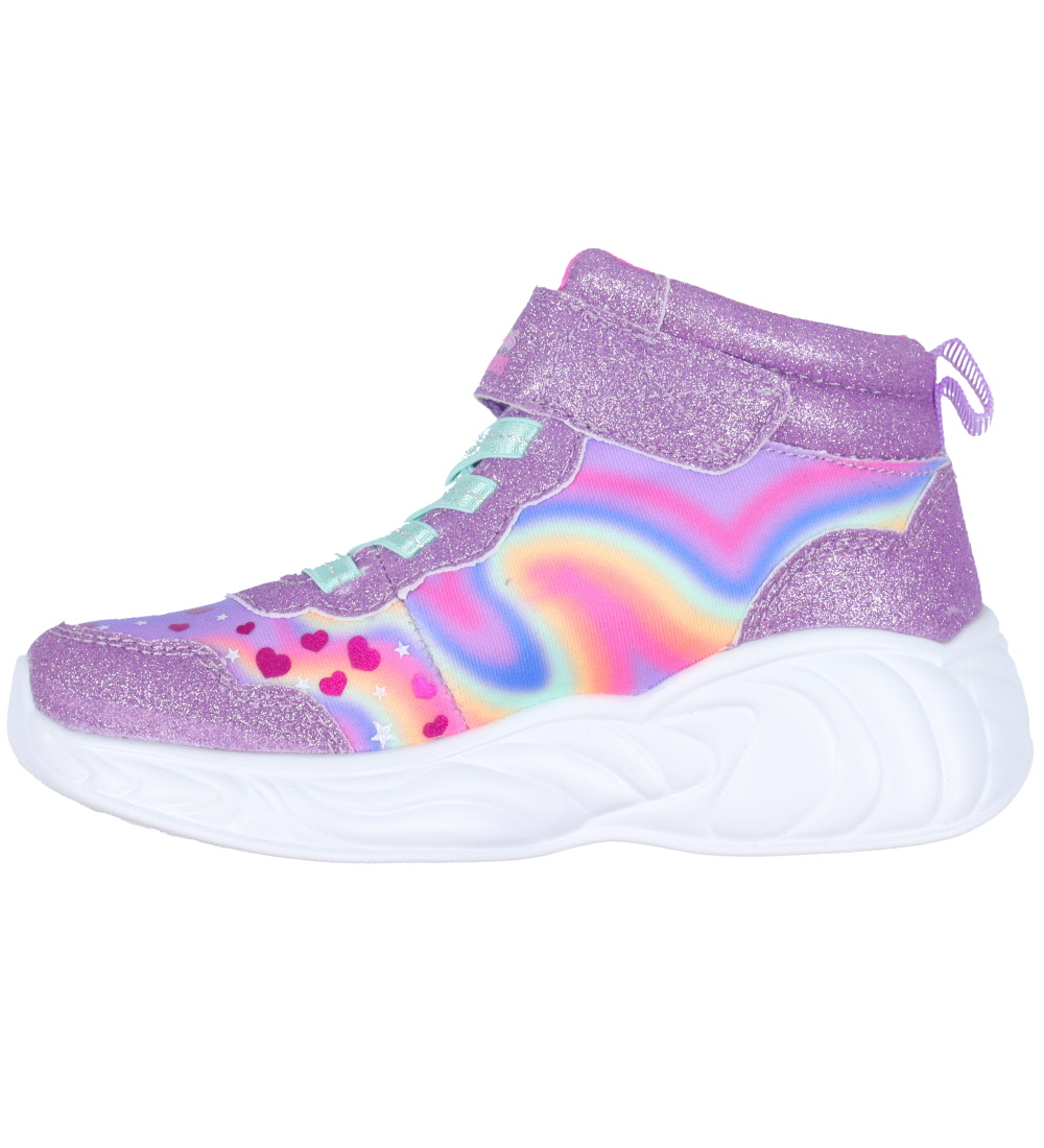 Skechers Støvler m. Lys - Unicorn Dreams - Lavender/Multi