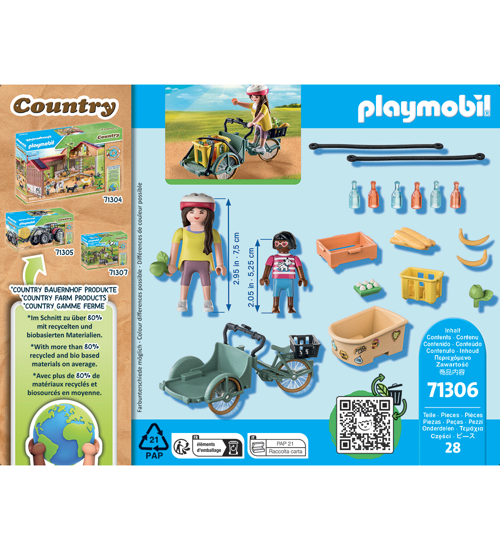 Playmobil Country - Ladcykel - 71306 - 28 Dele