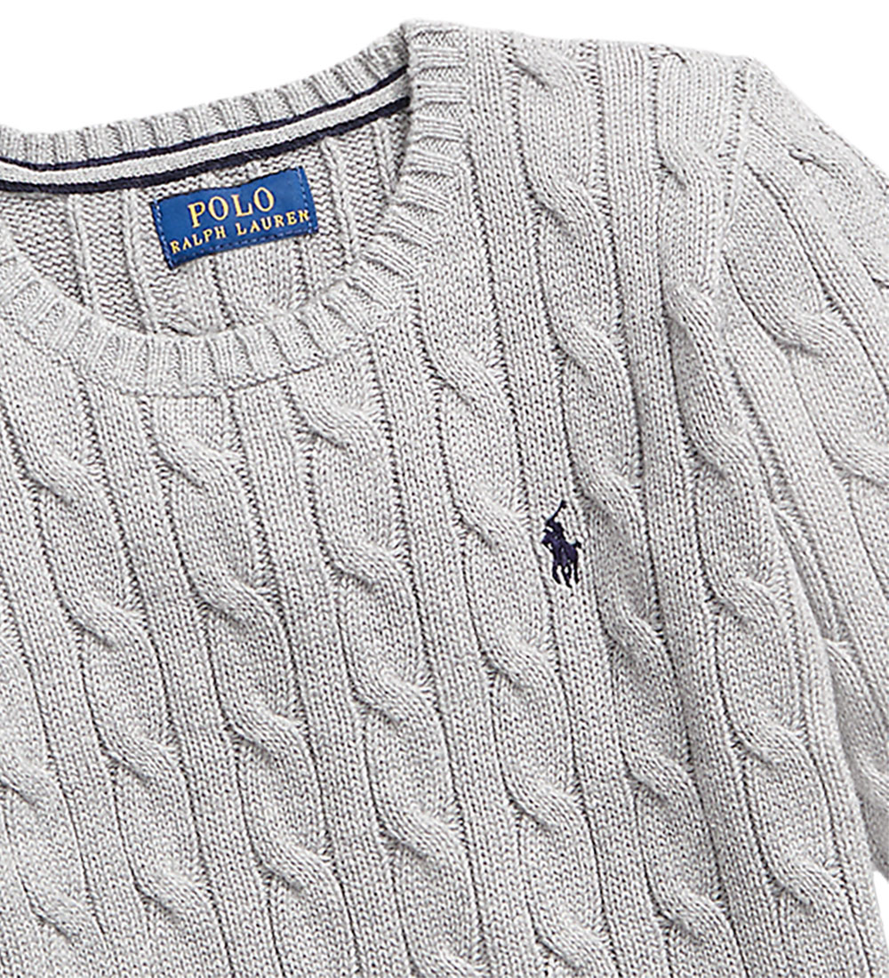 Polo Ralph Lauren Bluse - Strik - Gråmeleret