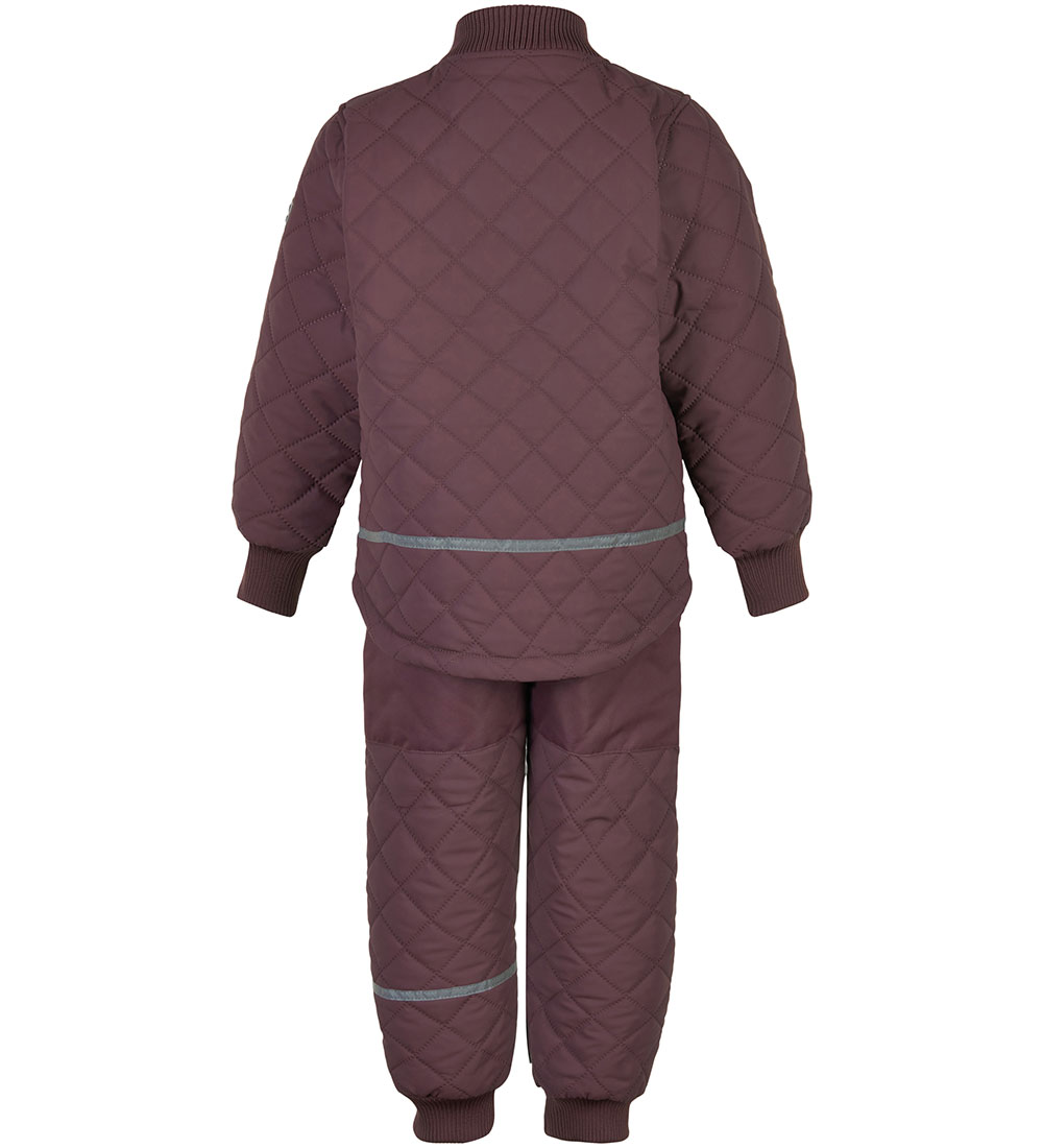 Mikk-Line Termotj m. Fleece - Duvet - Coated - Huckleberry