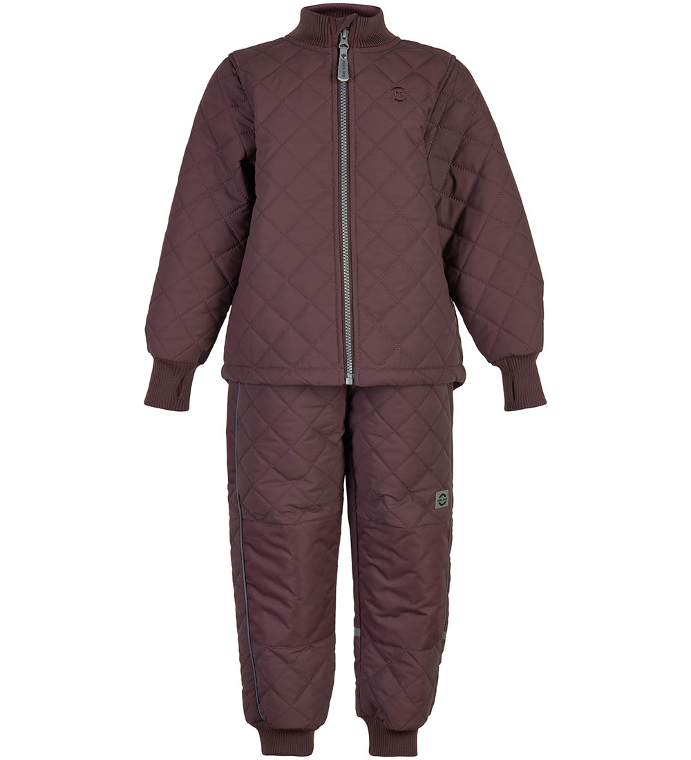 Mikk-Line Termotj m. Fleece - Duvet - Coated - Huckleberry