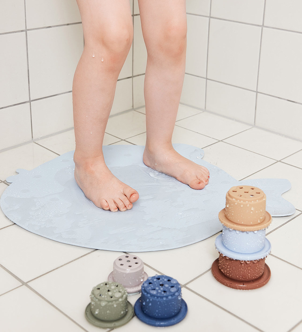 OYOY Bademåtte - Little Finn - Ice Blue