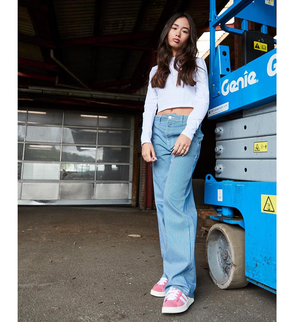Hound Jeans - Stribede - Off White/Light Blue