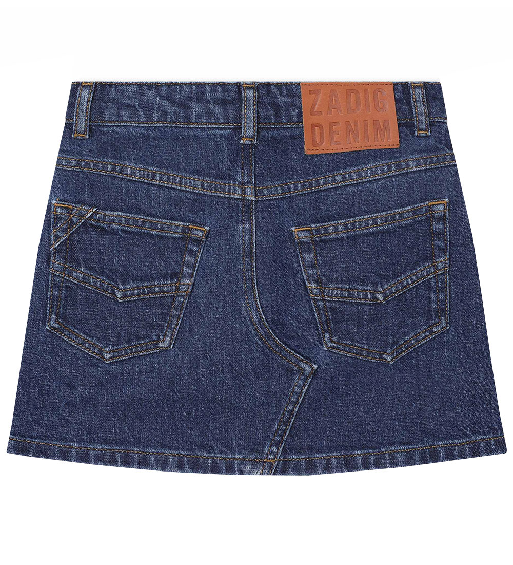 Zadig & Voltaire Nederdel - Denim - Rinse Wash