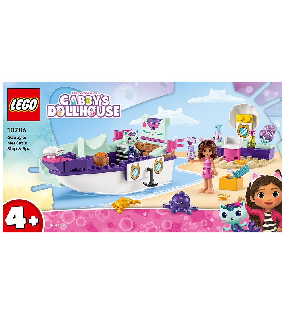 LEGO® Gabby's Dollhouse - Gabby og Havkats Skib og Spa 10786 - 8