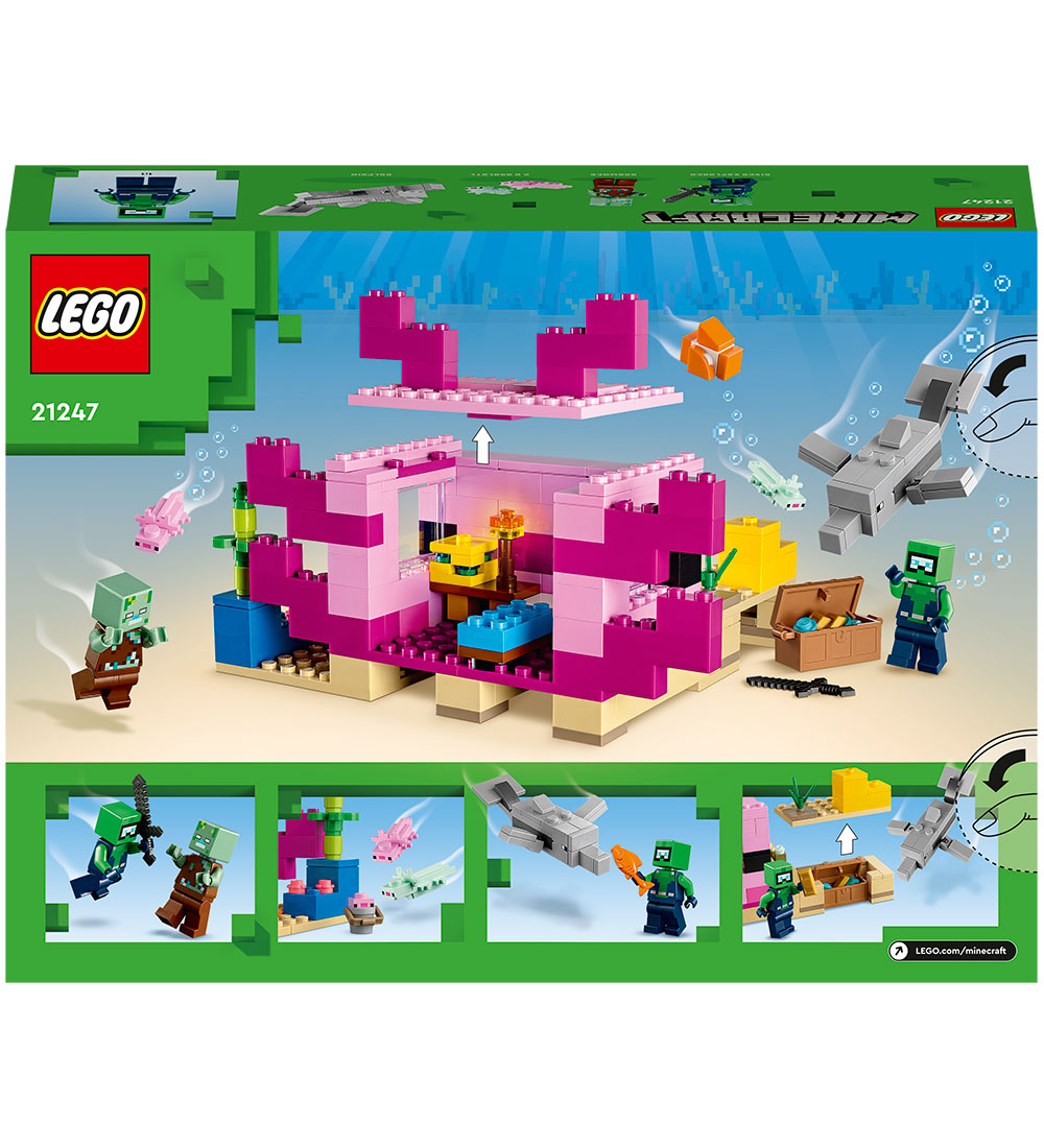 LEGO® Minecraft - Axolotl-Huset 21247 - 242 Dele