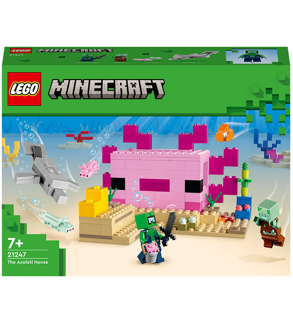 LEGO® Minecraft - Axolotl-Huset 21247 - 242 Dele