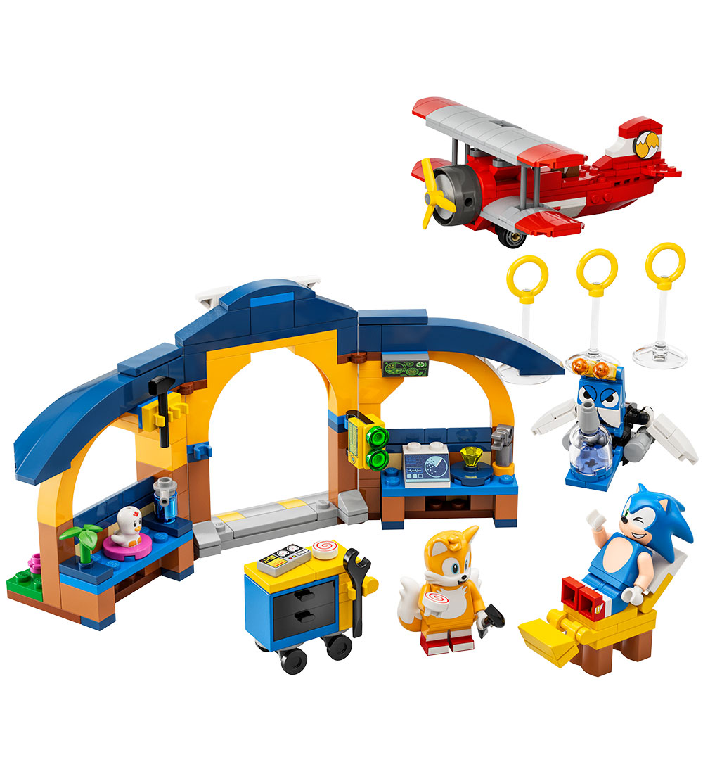 LEGO® Sonic The Hedgehog - Tails' Værksted og Tornado-fly 76991