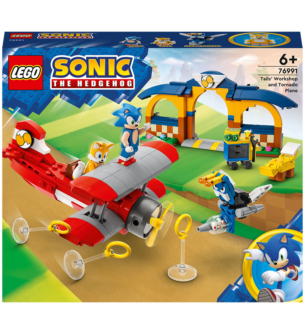 LEGO® Sonic The Hedgehog - Tails' Værksted og Tornado-fly 76991