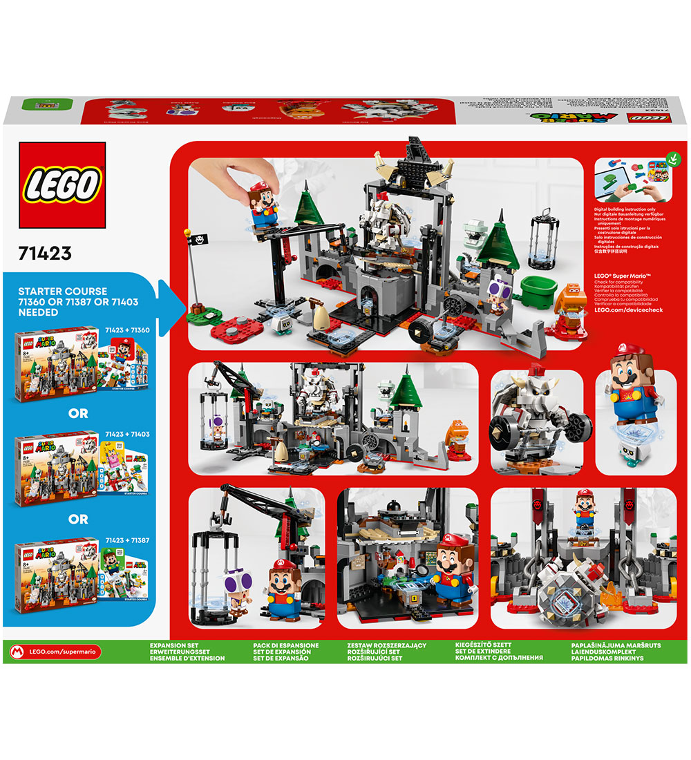 LEGO® Super Mario - Dry Bowsers Slotskamp 71423 - Udvidelsessæt