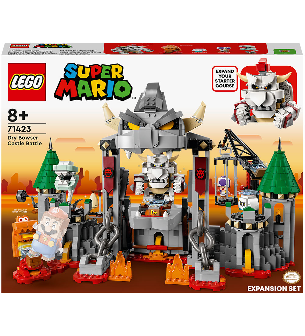 LEGO® Super Mario - Dry Bowsers Slotskamp 71423 - Udvidelsessæt