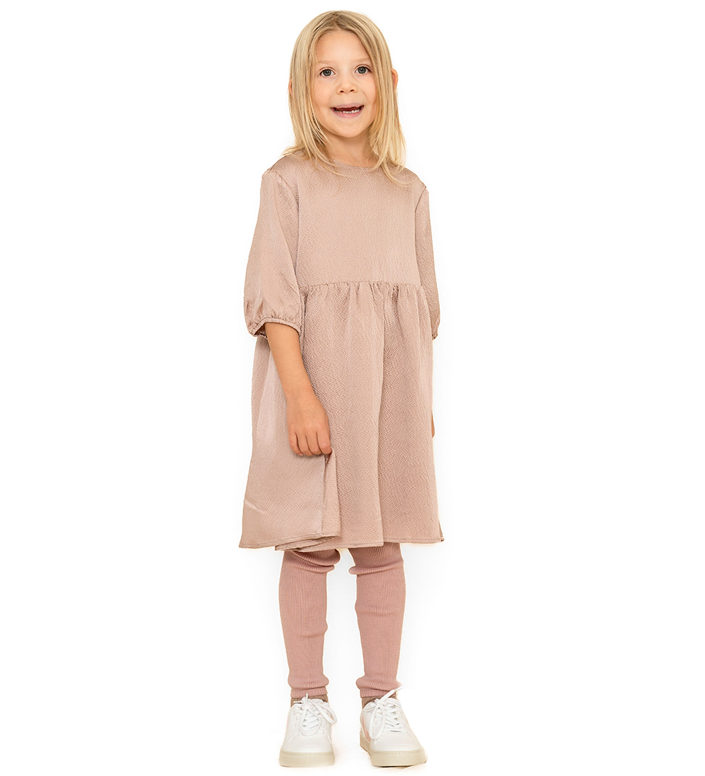 Minimalisma Leggings - Rib - Uld - Arona - Dusty Rose