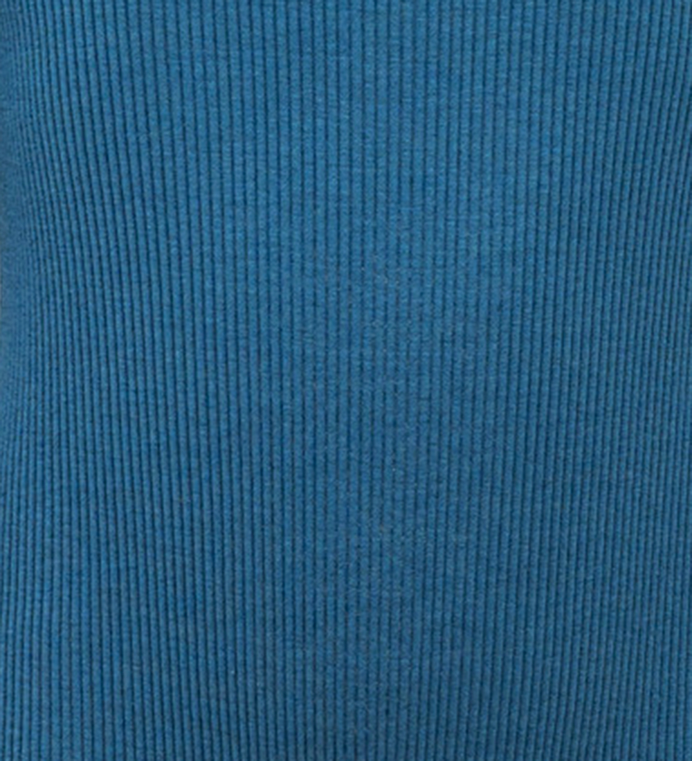 Minimalisma Leggings - Rib - Silke/Bomuld - Bieber - True Blue