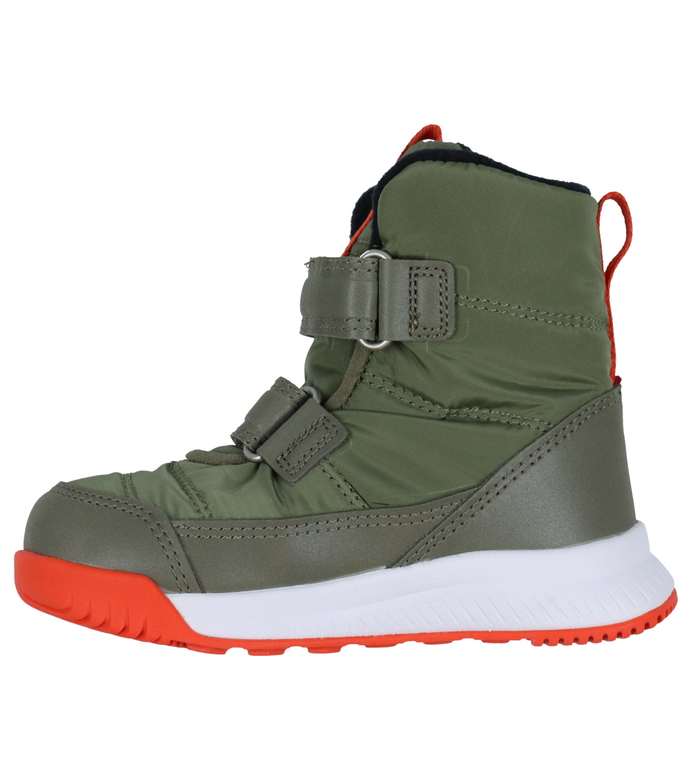 Viking Vinterstøvler - Tex - Aery - Olive/Rød m. Refleks