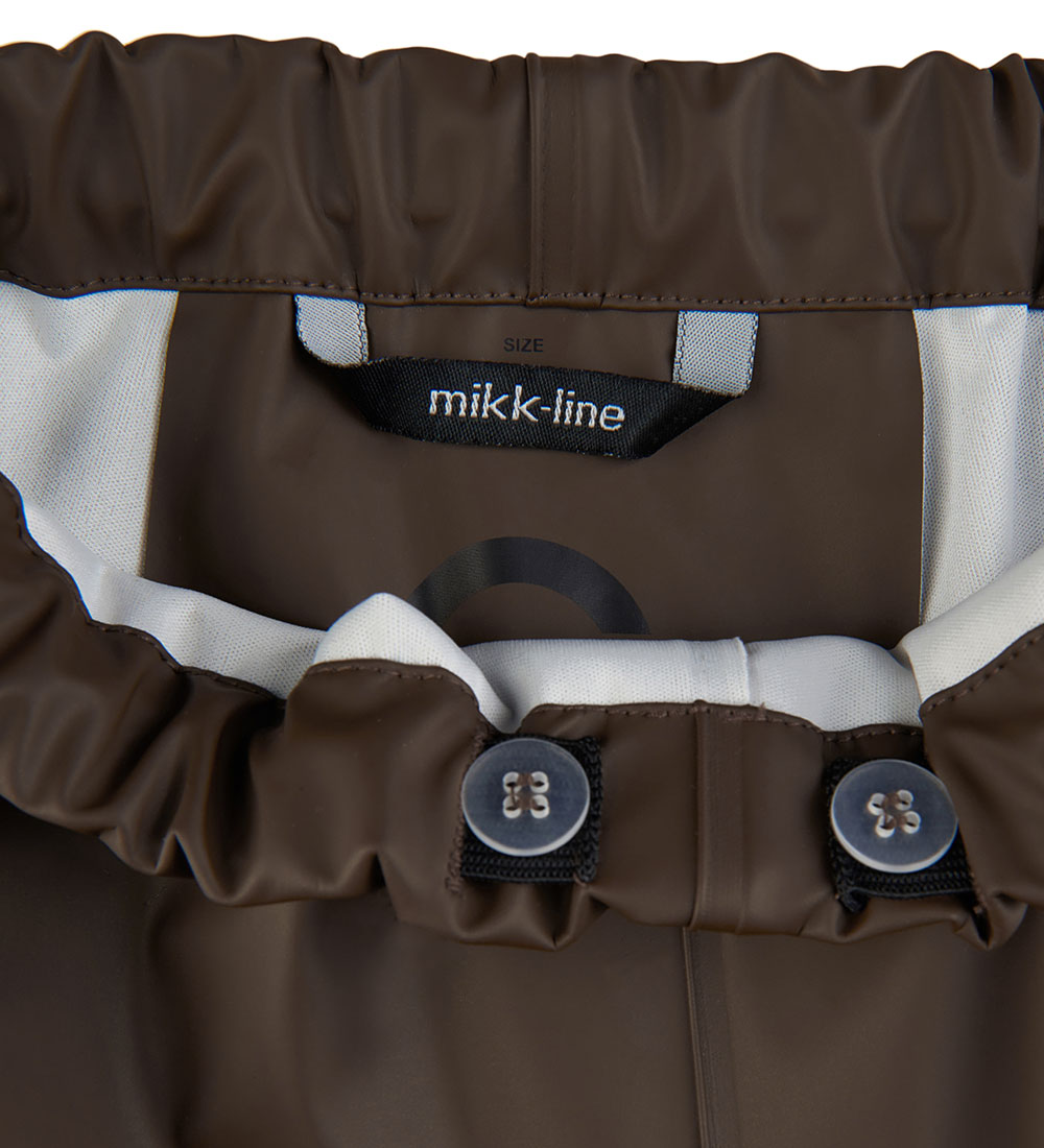 Mikk-Line Regntøj - PU - Recycled - Slate Black