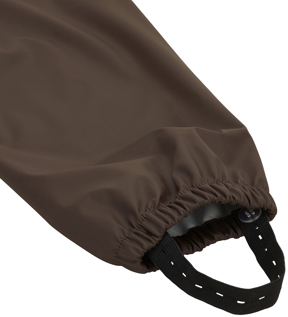 Mikk-Line Regntøj m. Seler - PU - Recycled - Slate Black