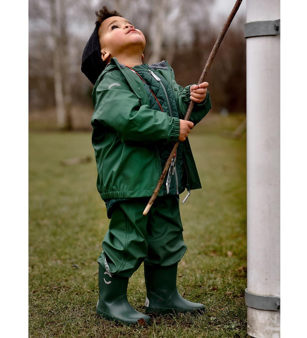 Mikk-Line Gummistøvler - Wellies - Solid - Evergreen