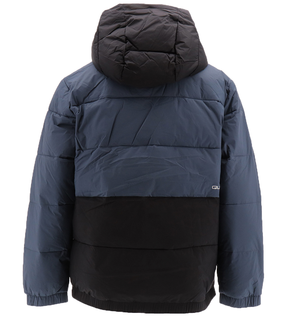 Quiksilver Dynejakke - Wolfs Shoulders Youth - Blå/Sort