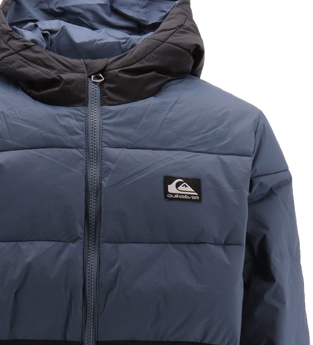 Quiksilver Dynejakke - Wolfs Shoulders Youth - Blå/Sort