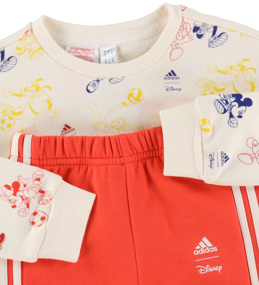 adidas Performance Sweatsæt - I DY MM JOG - Hvid/Gul/Rød/Blå