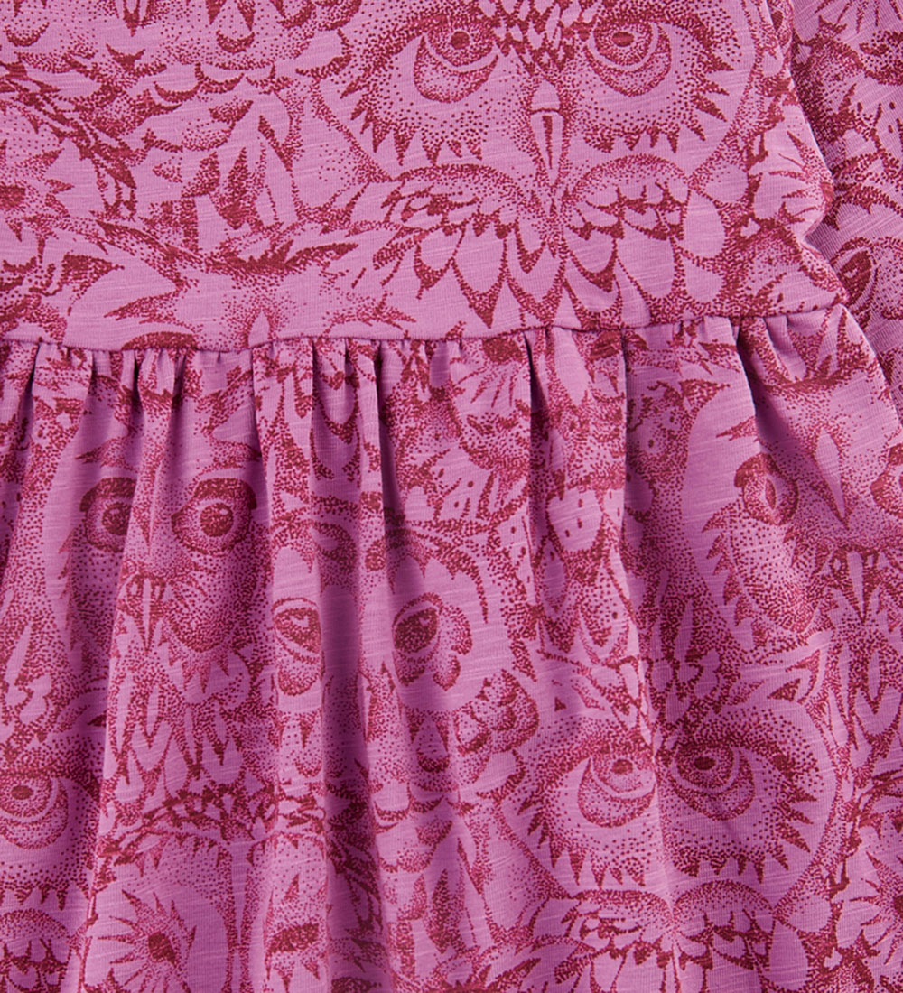 Soft Gallery Kjole - Sgbjenni Owl LS - Mulberry