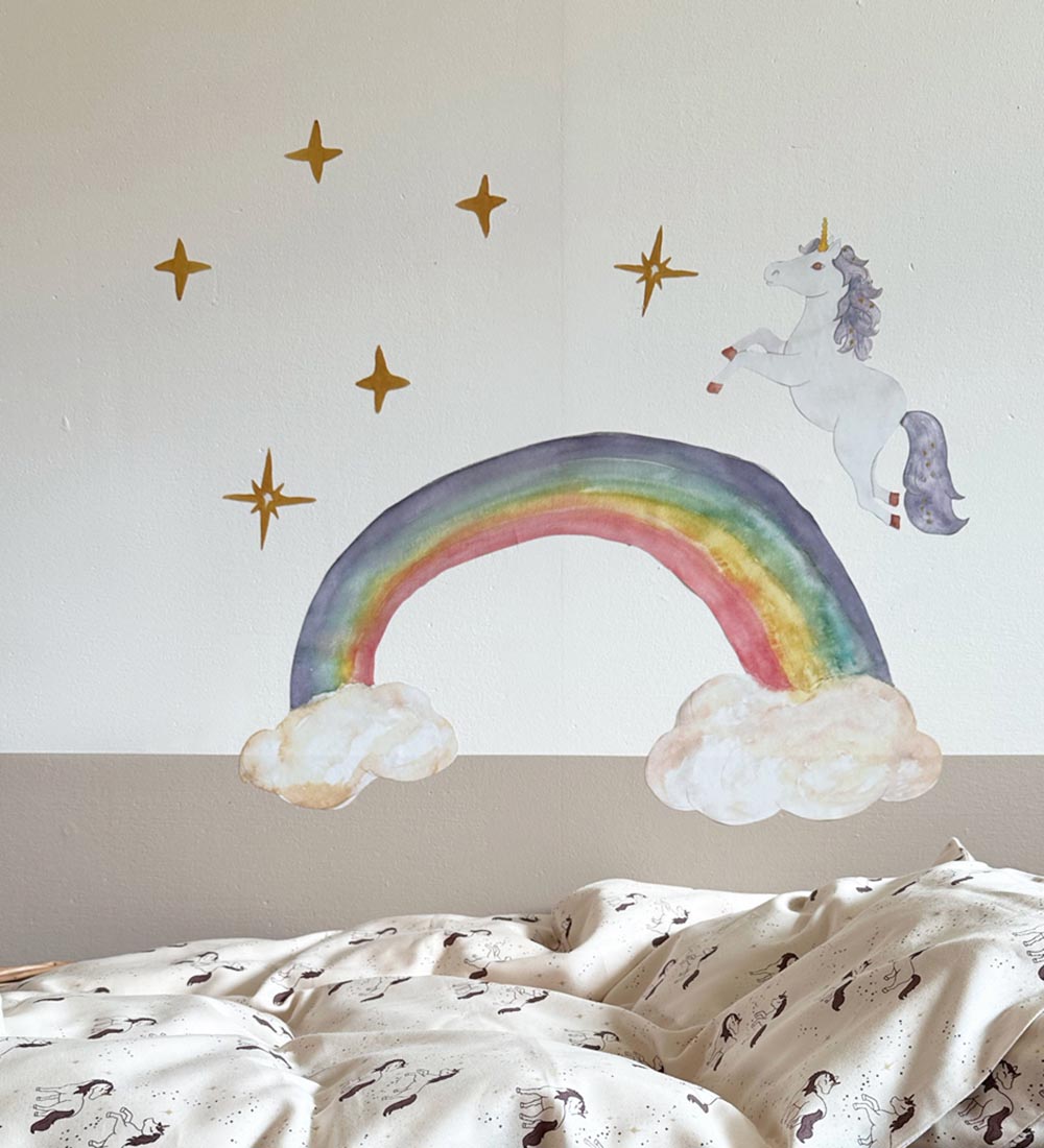 That's Mine Wallstickers - Unicorn Rainbow - Multi