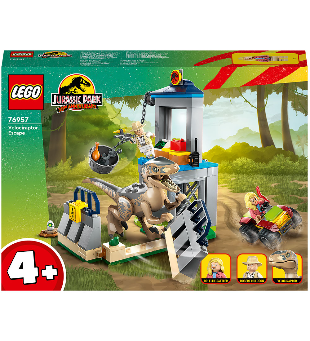 LEGO® Jurassic World - Velociraptor-flugt 76957 - 137 Dele