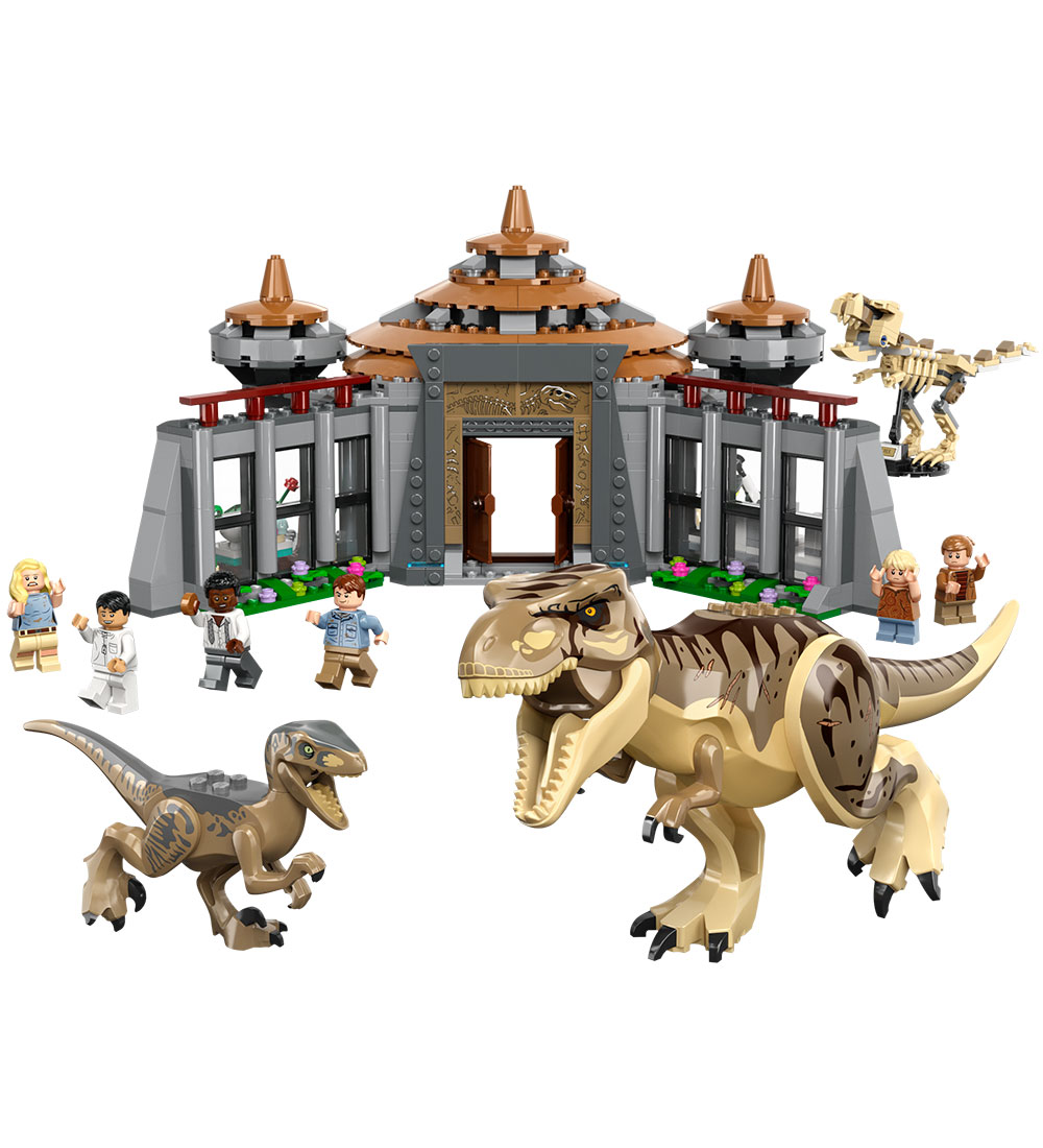 LEGO® Jurassic World - Besøgscenter: T. rex- og raptor... 76961