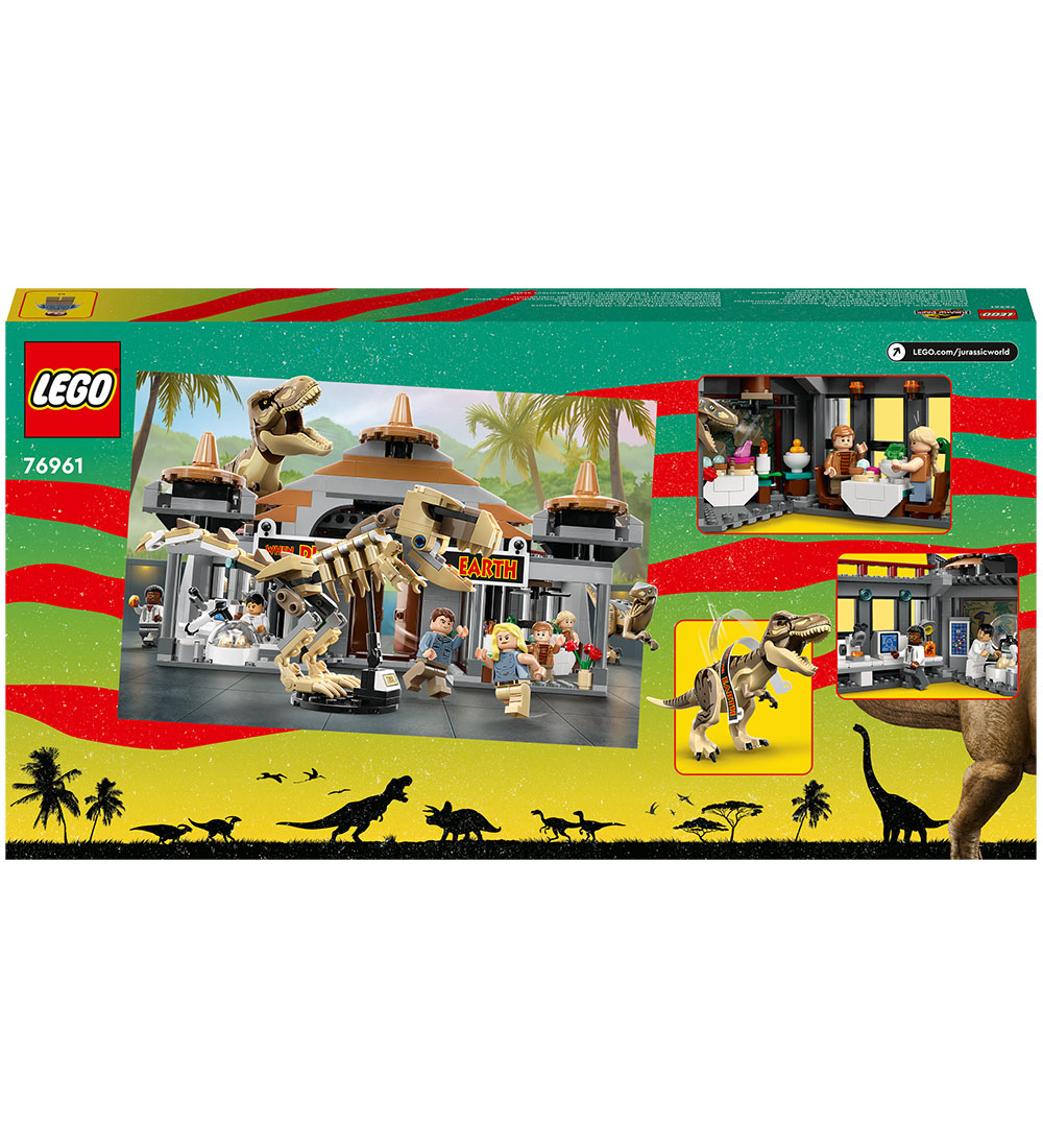 LEGO® Jurassic World - Besøgscenter: T. rex- og raptor... 76961