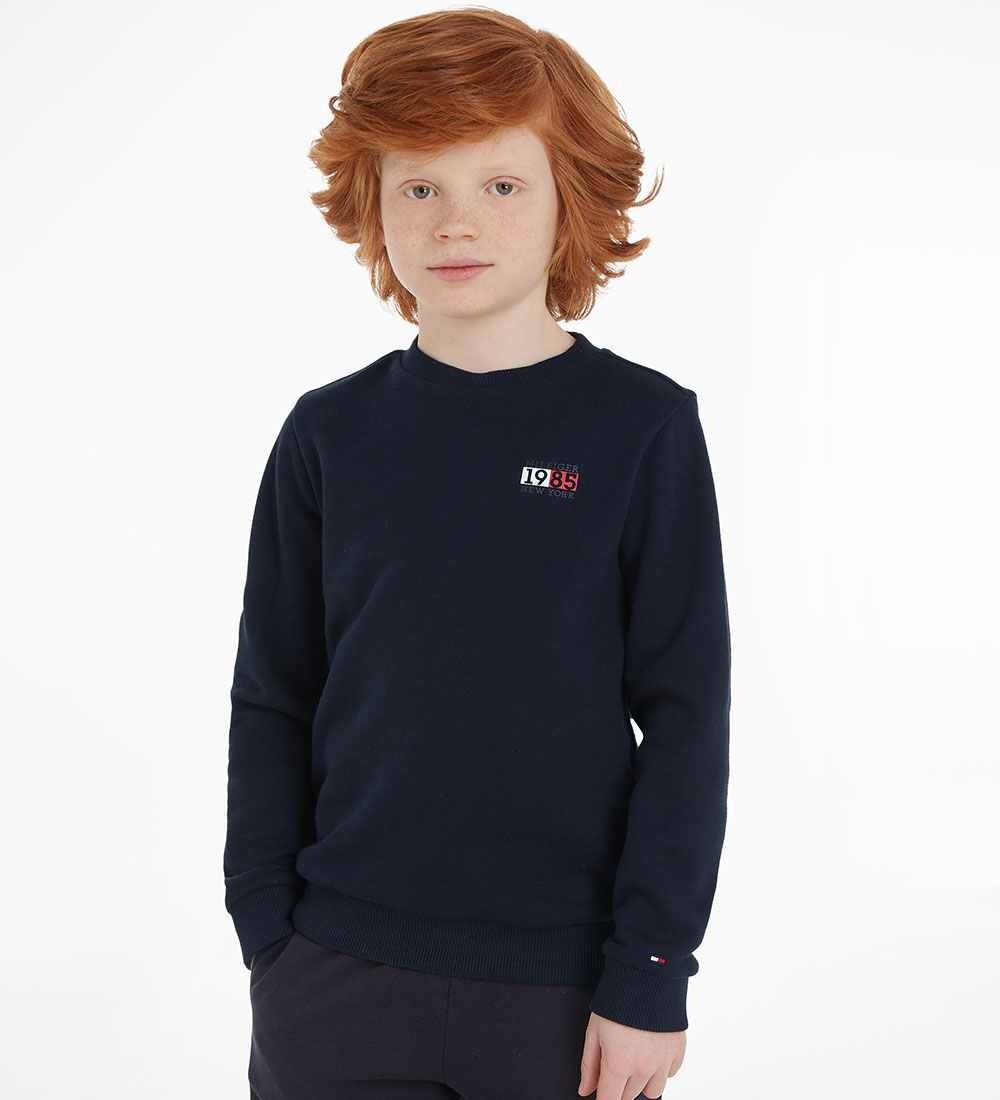 Tommy Hilfiger Sweatshirt - New York Flag Graphic - Desert Sky