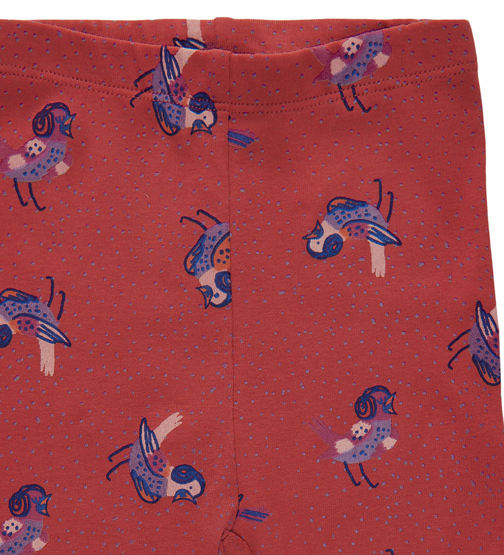 Soft Gallery Leggings - SgbPaula Nightingale - Mineral Red