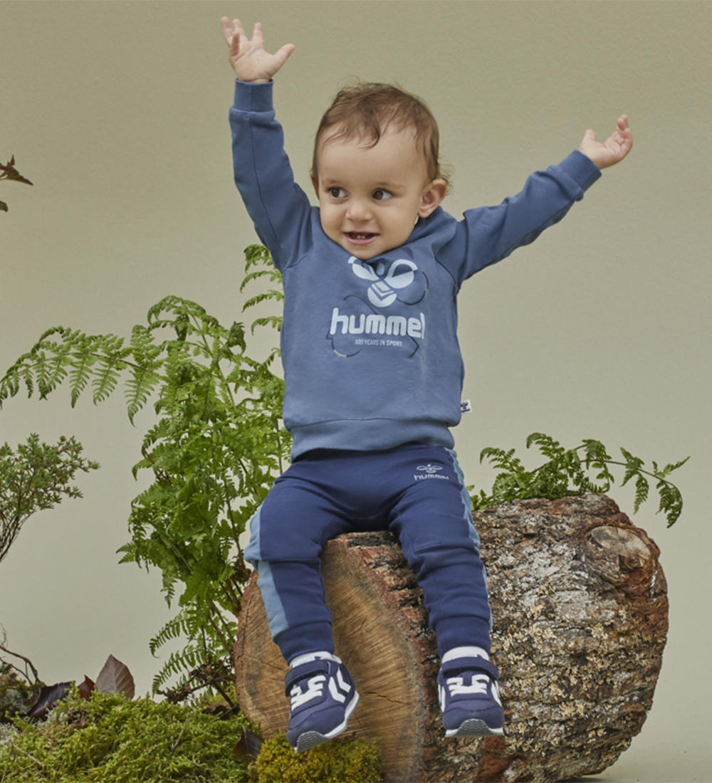 Hummel Sweatshirt - hmlCitrus - Mørkeblå