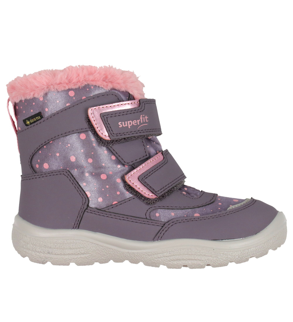 Superfit Vinterstøvler - Crystal - Gore-Tex - Lilla/Rose