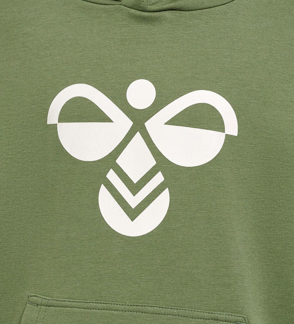 Hummel Hættetrøje - hmlCuatro - Oil Green