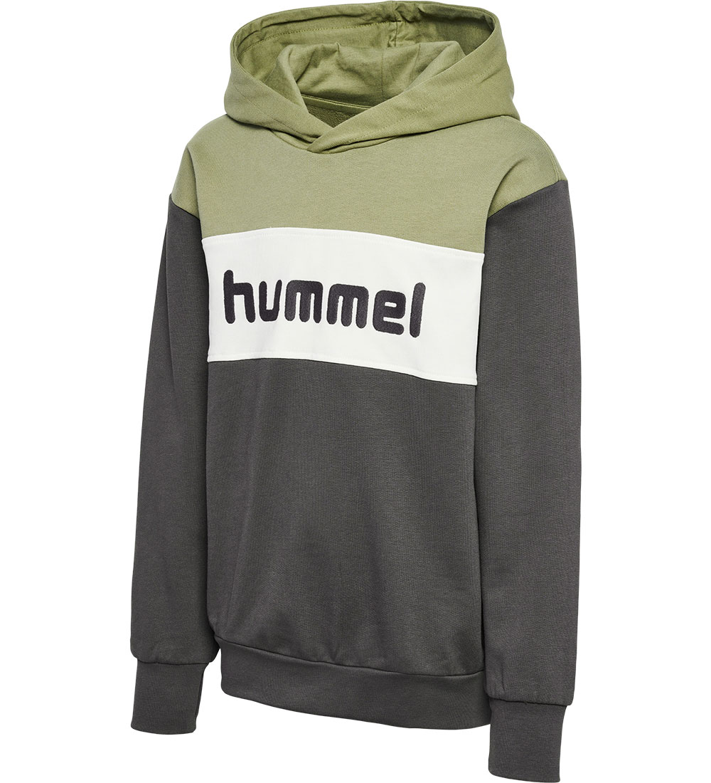 Hummel Hættetrøje - hmlMorten - Oil Green