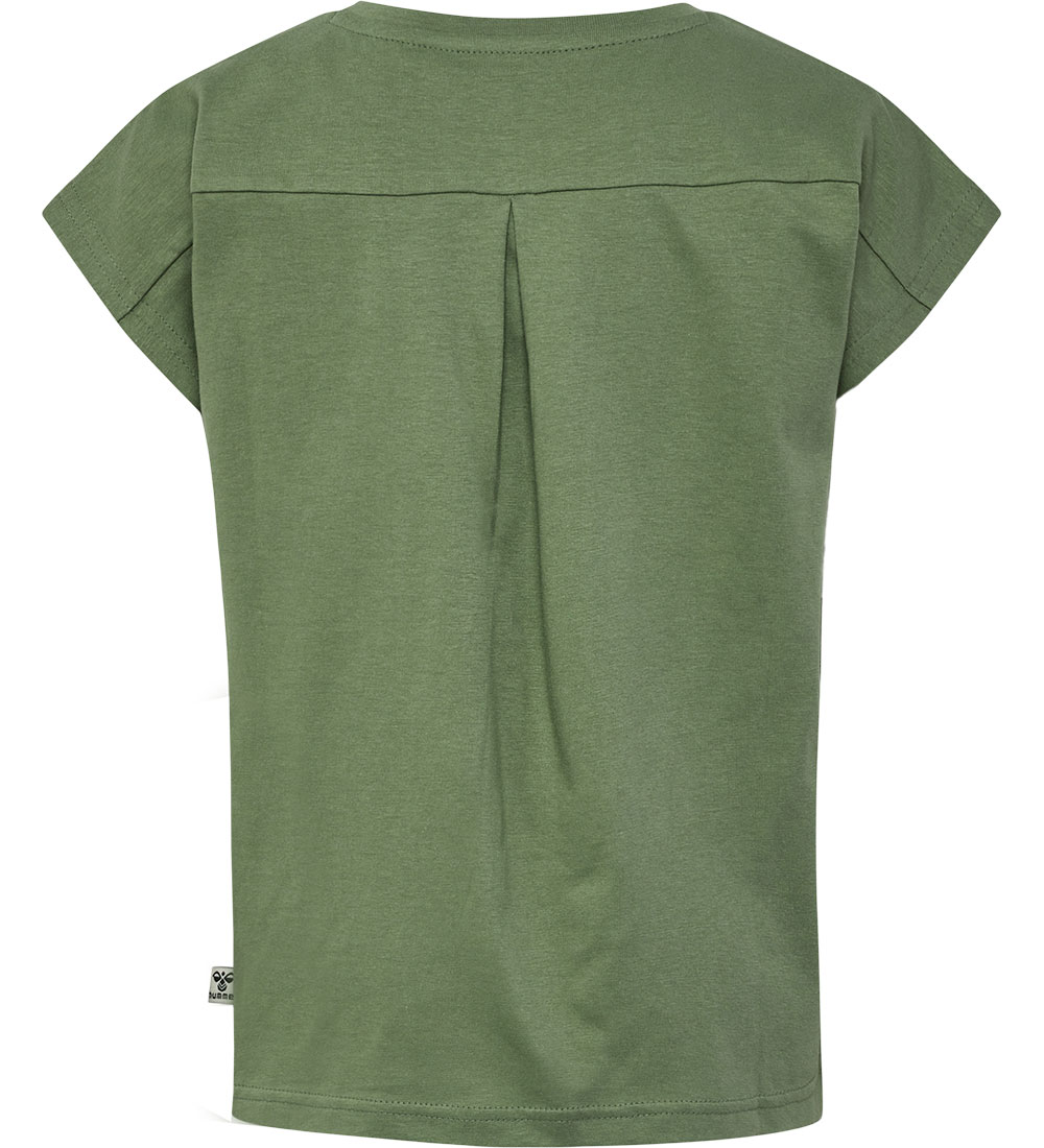 Hummel T-shirt - hmlDiez - Oil Green