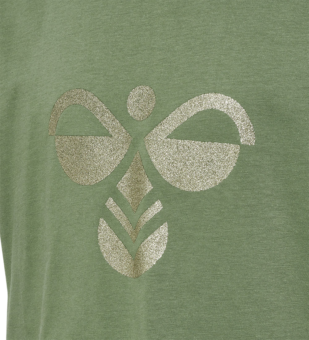 Hummel T-shirt - hmlDiez - Oil Green