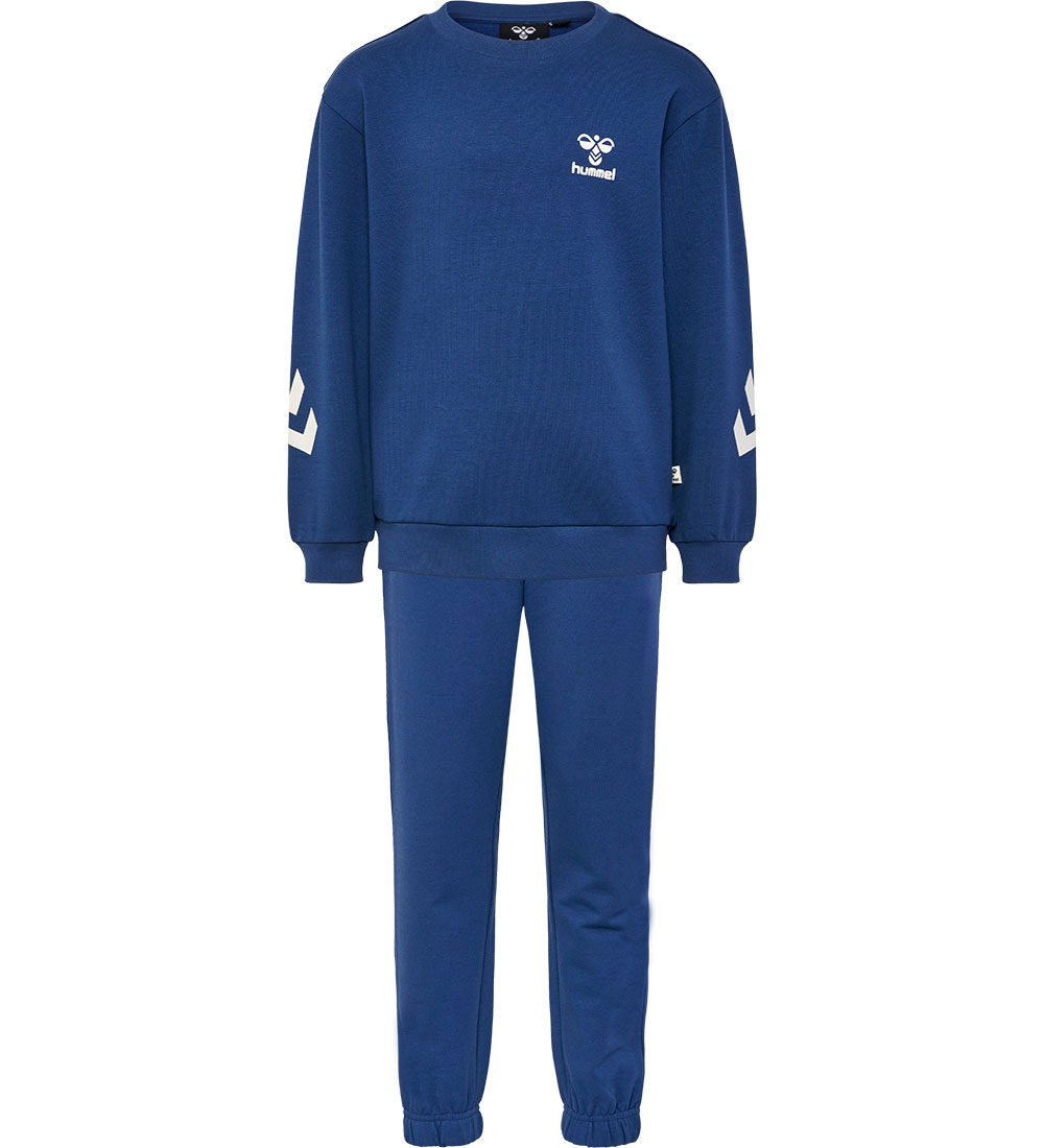 Hummel Sweatsæt - hmlVenti - Dark Denim