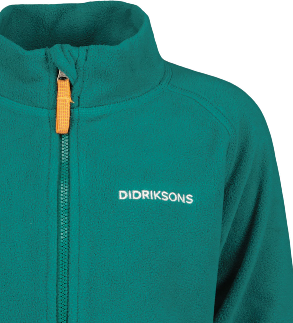 Didriksons Fleecejakke - Monte - Petrol Green