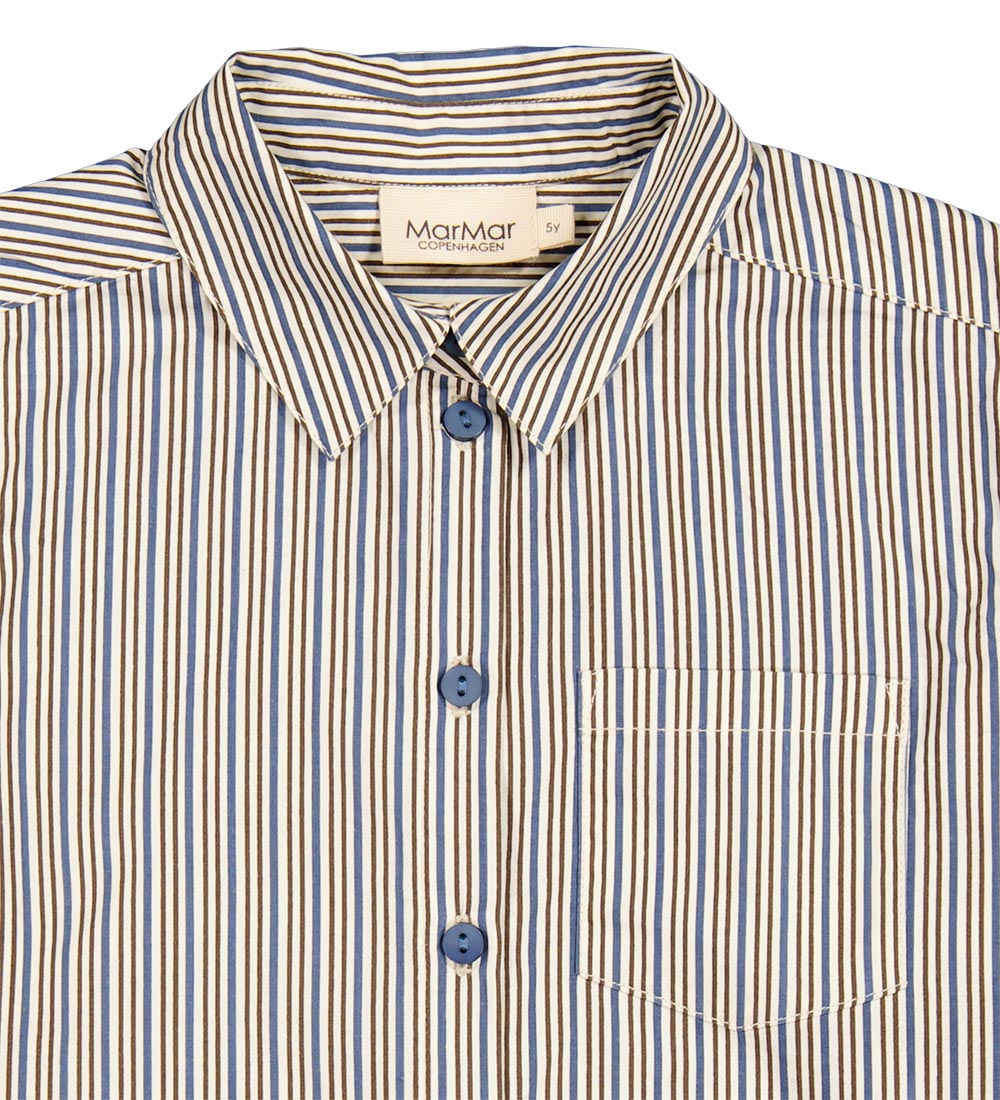 MarMar Skjorte - Cotton Poplin - Tommy - Ocean Stripes