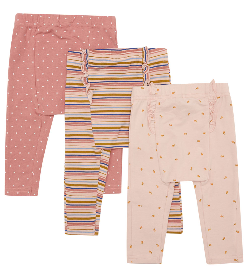 Hust and Claire Leggings - 3-pak - Liva - Peach Dust